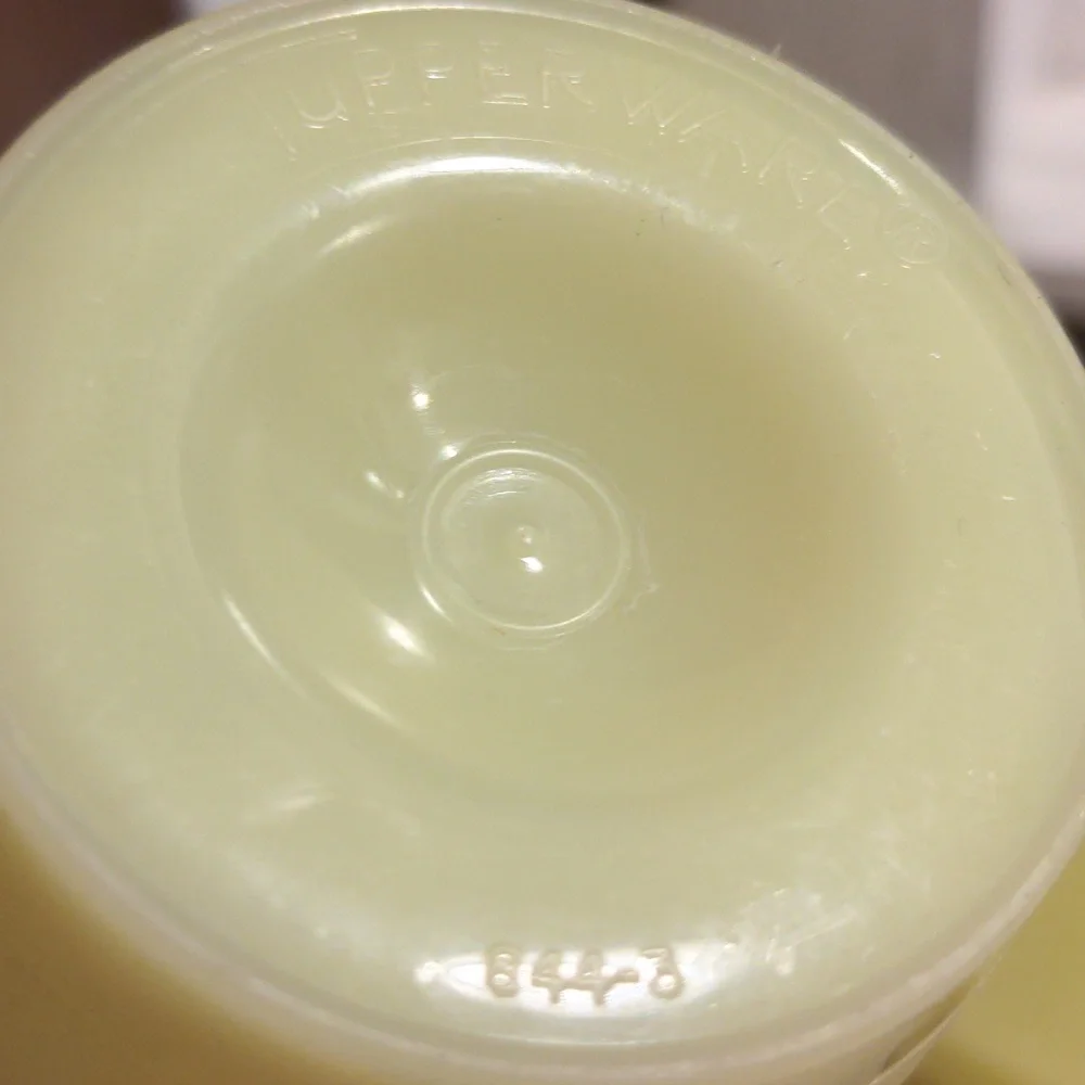 Vintage Tupperware Shelf Saver 1243-6 and Tupperware Gravy Shaker Cup 844-3